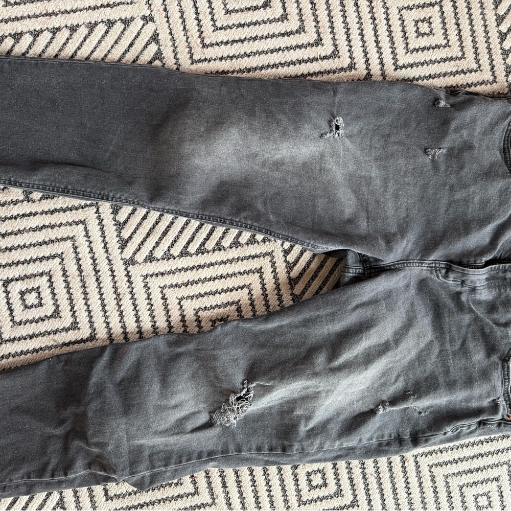 Old Navy Distressed Black Jeans